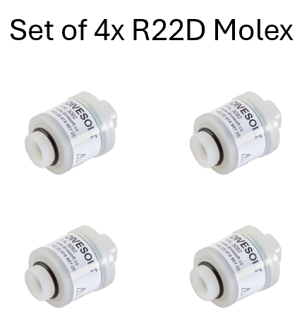 Divesoft Oxygen Sensor R22D (4-pack)
