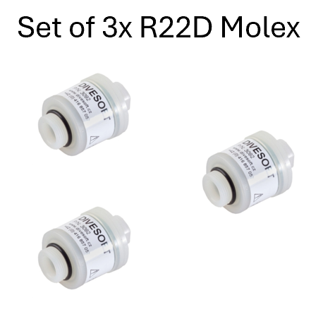 Divesoft Oxygen Sensor R22D (3-pack)