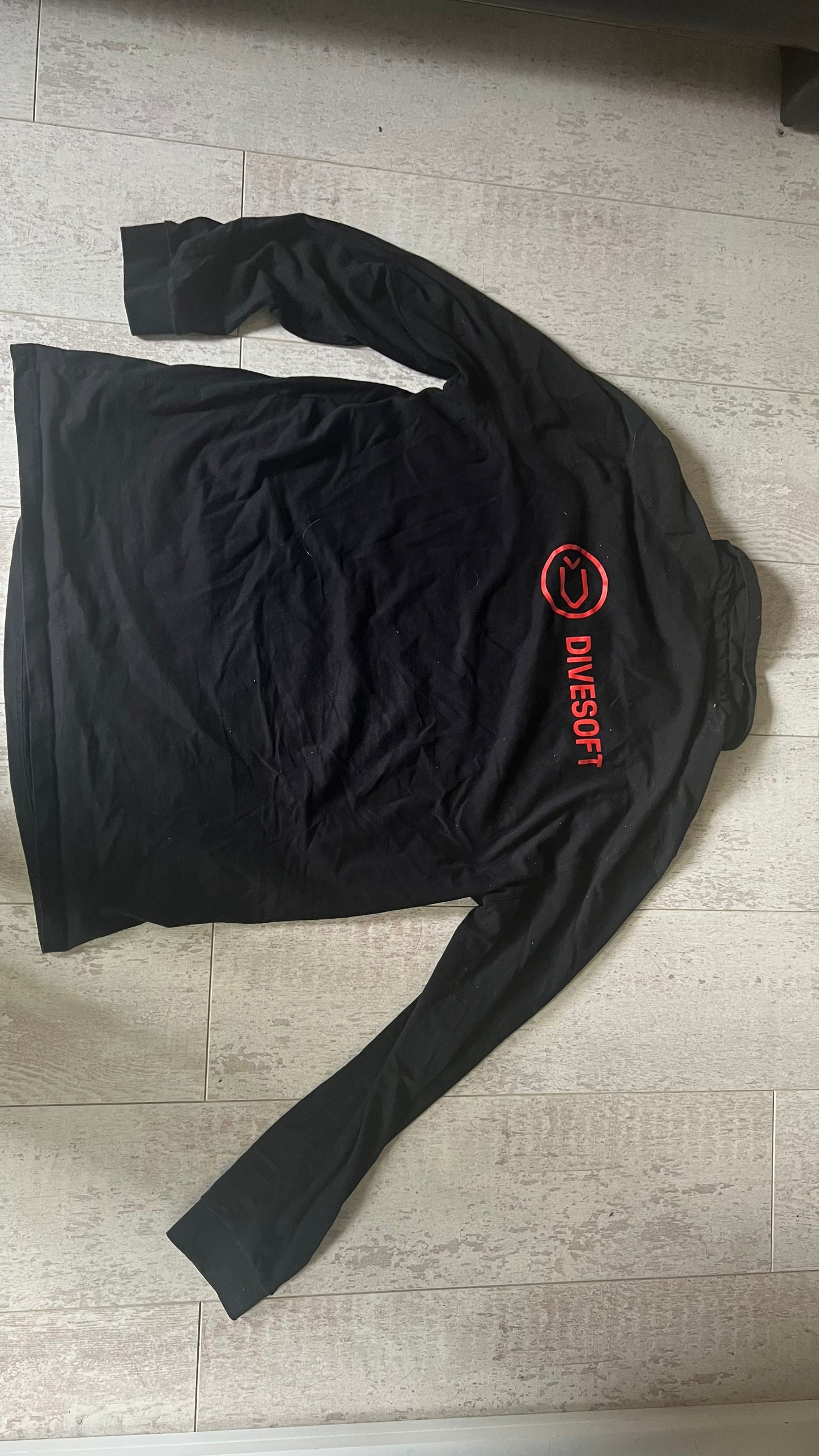 Long sleeve Polo with OE and Divesoft logo